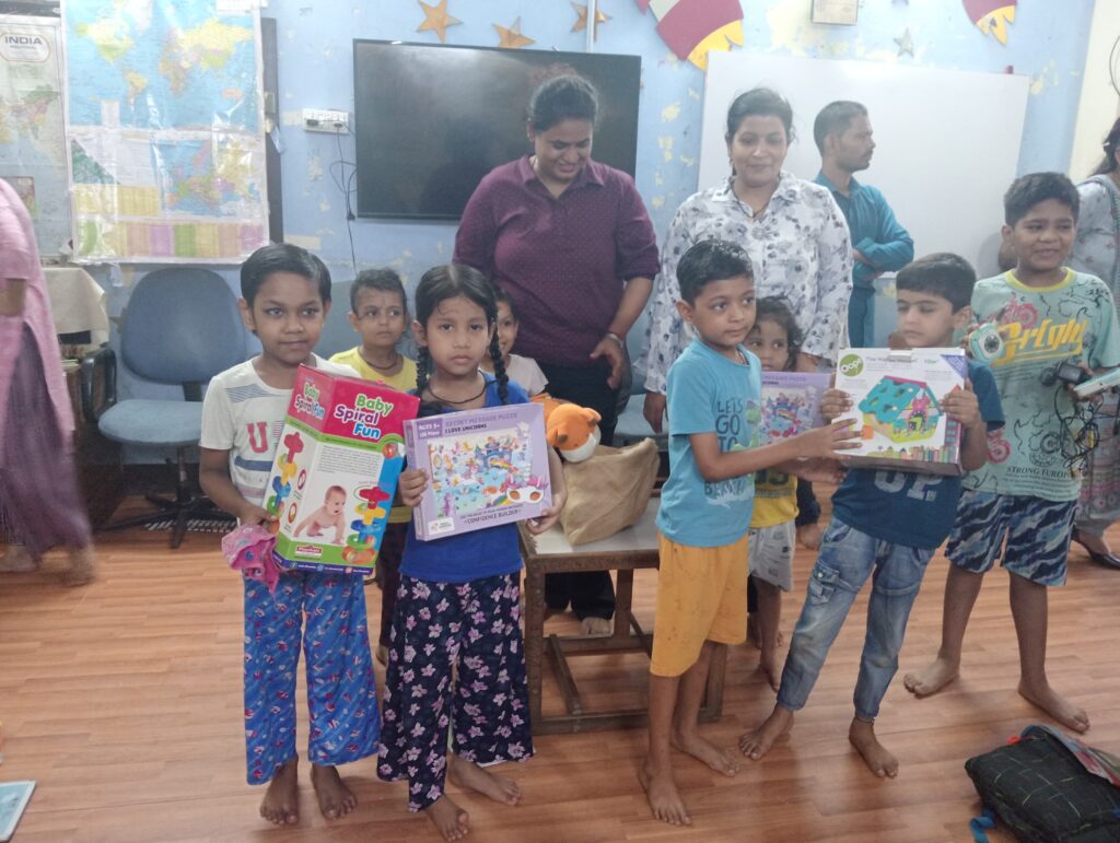 Distribution of Old Clothes & Toys to Orphaned Children